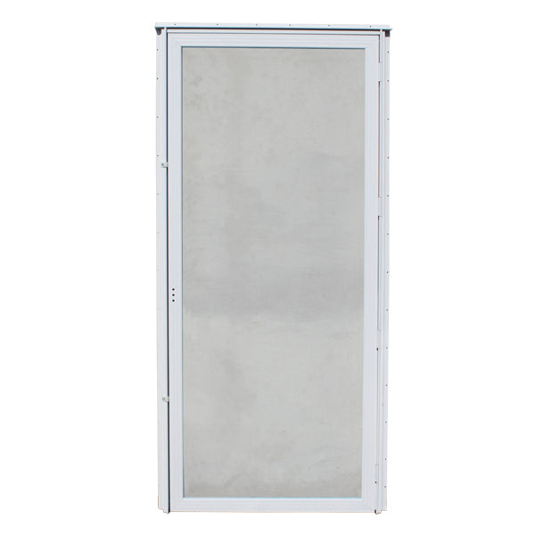 34 x 76 RH Storm Door - Wht Glass
