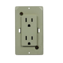 SC Duplex Recept - Light Almond