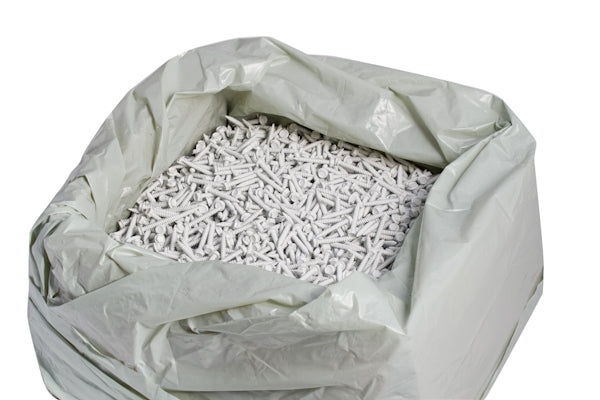 Sheet Metal Screws - White Bx 500