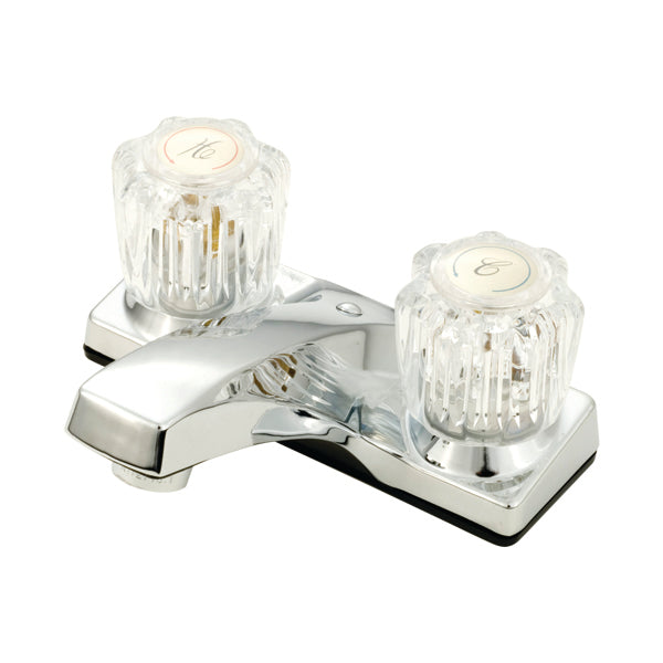 Lavatory Faucet - Two Cryst Handle