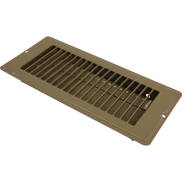 4 x 10 Brown Floor Register