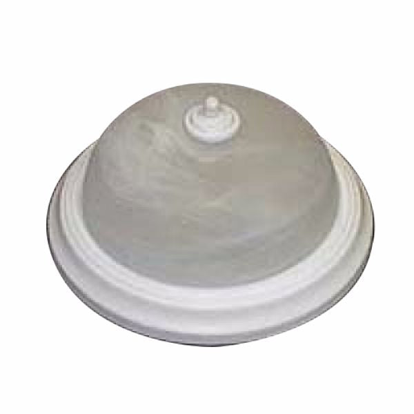 11in White Domed Ceiling