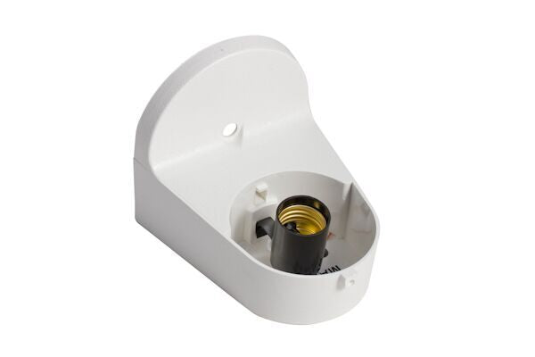 Plastic Outside Fixture - White